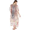 imageOussum Women Kaftan Plus Size Polyester Summer Caftan Cover Ups Maxi House DressMulticolor Kaftan