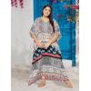 imageOussum Women Kaftan Plus Size Polyester Summer Caftan Cover Ups Maxi House DressMulticolor Paisley Kaftan