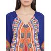 imageOussum Women Kaftan Plus Size Polyester Summer Caftan Cover Ups Maxi House DressMulticolor Red Dashiki Maxi Kaftan