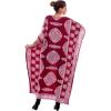 imageOussum Women Kaftan Plus Size Polyester Summer Caftan Cover Ups Maxi House DressWine