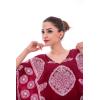 imageOussum Women Kaftan Plus Size Polyester Summer Caftan Cover Ups Maxi House DressWine