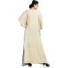 imagePlus Size Kaftan Dress Tunic Long Maxi Kimono Caftan Gown Nightdress Beach Party Casual DressBeige