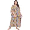 Multicolor Plus Size Caftan
