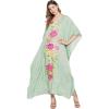 Sea Green Floral Caftan