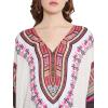 imageOussum Plus Size Kaftan for Women Polyester Summer Caftan Swimwear Cover Ups Maxi Beach DressMulticolor