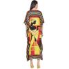 imageOussum Plus Size Kaftan for Women Polyester Summer Caftan Swimwear Cover Ups Maxi Beach DressMulticolor Plus Size Caftan