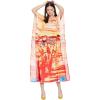 imageOussum Plus Size Kaftan for Women Polyester Summer Caftan Swimwear Cover Ups Maxi Beach DressMulticolor Tribal