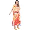 imageOussum Plus Size Kaftan for Women Polyester Summer Caftan Swimwear Cover Ups Maxi Beach DressMulticolor Tribal