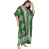 imageOussum Plus Size Kaftan for Women Polyester Summer Caftan Swimwear Cover Ups Maxi Beach DressPeach Paisley Kaftan
