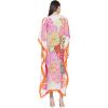 imageOussum Women Long Maxi Plus Size Polyester Kaftan Caftan Gown Beach Party Casual DressMulti Color