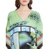 imageOussum Women Long Maxi Plus Size Polyester Kaftan Caftan Gown Beach Party Casual DressMulticolor
