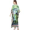 imageOussum Women Long Maxi Plus Size Polyester Kaftan Caftan Gown Beach Party Casual DressMulticolor