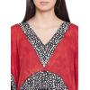 imageOussum Women Long Maxi Plus Size Polyester Kaftan Caftan Gown Beach Party Casual DressRed Floral Kaftan