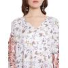 imageOussum Women Long Maxi Plus Size Polyester Kaftan Caftan Gown Beach Party Casual DressWhite One Size Maxi Dress