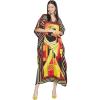 Multicolor Plus Size Caftan