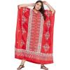 Peach Paisley Kaftan Coverup