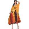 Yellow Plus Size Caftan