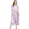Light Purple Paisley Maxi Kaftan