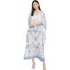 White Plus Size Maxi Kaftan