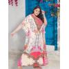 imageOussum Women Casual Kaftan Plus Size Long Dubai Caftan Beach Polyester Maxi House Dress for LadiesBeige