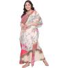imageOussum Women Casual Kaftan Plus Size Long Dubai Caftan Beach Polyester Maxi House Dress for LadiesBeige