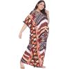 imageOussum Women Casual Kaftan Plus Size Long Dubai Caftan Beach Polyester Maxi House Dress for LadiesBlack Striped Kaftan