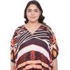 imageOussum Women Casual Kaftan Plus Size Long Dubai Caftan Beach Polyester Maxi House Dress for LadiesBlack Striped Kaftan