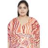 imageOussum Women Casual Kaftan Plus Size Long Dubai Caftan Beach Polyester Maxi House Dress for LadiesMulticolor