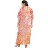 imageOussum Women Casual Kaftan Plus Size Long Dubai Caftan Beach Polyester Maxi House Dress for LadiesMulticolor