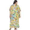 imageOussum Women Casual Kaftan Plus Size Long Dubai Caftan Beach Polyester Maxi House Dress for LadiesMulticolor Fish