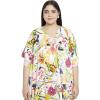 imageOussum Women Casual Kaftan Plus Size Long Dubai Caftan Beach Polyester Maxi House Dress for LadiesMulticolor Floral