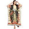 imageOussum Women Casual Kaftan Plus Size Long Dubai Caftan Beach Polyester Maxi House Dress for LadiesMulticolor Kaftan