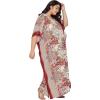 imageOussum Women Casual Kaftan Plus Size Long Dubai Caftan Beach Polyester Maxi House Dress for LadiesRedmulticolor Floral Kaftan