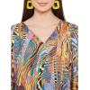 imageOussum Women Plus Size Kaftans Kimono Polyester Dresses Loose Caftan Dress Ladies Evening Casual Long MaxiMulticolor Abstract
