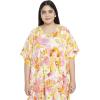 imageOussum Women Plus Size Kaftans Kimono Polyester Dresses Loose Caftan Dress Ladies Evening Casual Long MaxiMulticolor Plus Size Long Kaftan