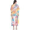 imageOussum Women Polyester Casual Kaftan Long Plus Size Summer Beach Caftan Cover Ups Maxi Dresse for LadiesMulticolor Geometric Caftan