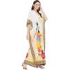 imageOussum Women Polyester Casual Kaftan Long Plus Size Summer Beach Caftan Cover Ups Maxi Dresse for LadiesMulticolor Tribal Printed Caftan