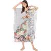 Multicolor Maxi Plus Size Kaftan
