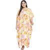 Multicolor Plus Size Long Kaftan
