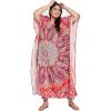 Orange Paisley Print Kaftans