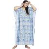 imageOussum Long Caftan for Women Plus Size Beach Cover Up Casual Kaftan Maxi Gown Dress Loungewear House Dresses for SummerMulti
