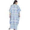 imageOussum Long Caftan for Women Plus Size Beach Cover Up Casual Kaftan Maxi Gown Dress Loungewear House Dresses for SummerMulti