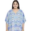 imageOussum Long Caftan for Women Plus Size Beach Cover Up Casual Kaftan Maxi Gown Dress Loungewear House Dresses for SummerMulti