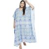 imageOussum Long Caftan for Women Plus Size Beach Cover Up Casual Kaftan Maxi Gown Dress Loungewear House Dresses for SummerMulti