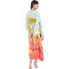 imageOussum Long Caftan for Women Plus Size Beach Cover Up Casual Kaftan Maxi Gown Dress Loungewear House Dresses for SummerMulticolor One Size Kaftan