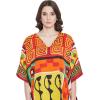 imageOussum Long Caftan for Women Plus Size Beach Cover Up Casual Kaftan Maxi Gown Dress Loungewear House Dresses for SummerMulticolour One Size Caftan