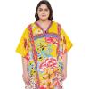 imageOussum Long Caftan for Women Plus Size Beach Cover Up Casual Kaftan Maxi Gown Dress Loungewear House Dresses for SummerWhite Floral Caftan Dress