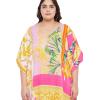 imageOussum Long Caftan for Women Plus Size Beach Cover Up Casual Kaftan Maxi Gown Dress Loungewear House Dresses for SummerWhite Floral Kaftan