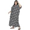 Black Geometric Caftans