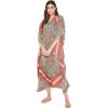 Multicolor One Size Maxi Caftan